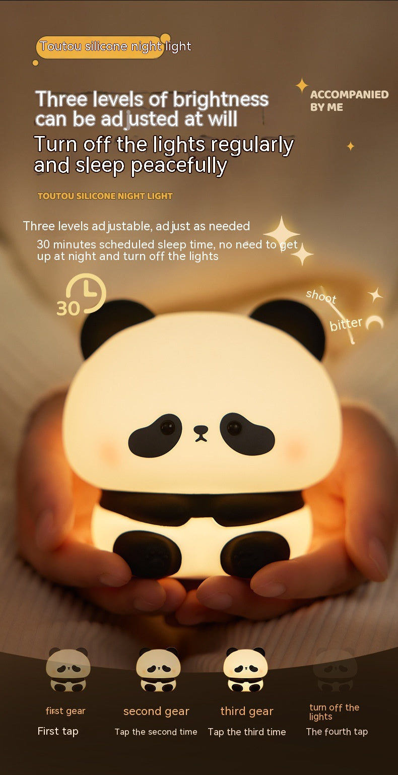 Panda-Nachtlampe für Babys & Kinder – Touch LED Schlaflicht