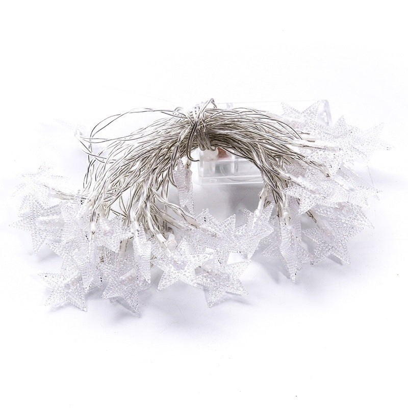 LED Sternen-Lichterkette – Warmes Licht für Geschenke & Deko